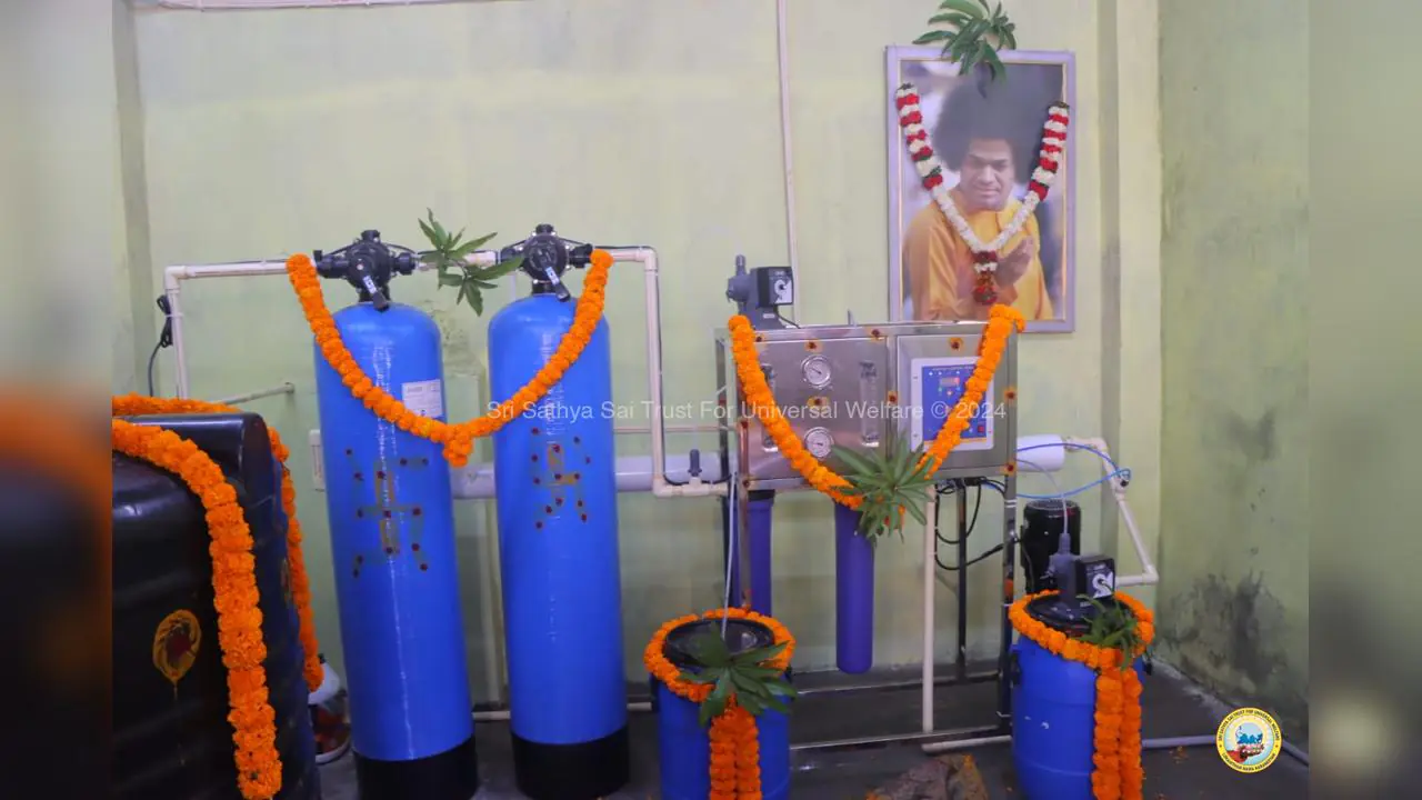Makara Sankranti Celebrations: Day 3 - 16th January 2024 : Dedicating free Drinking Water Plant in Latchampeta Village