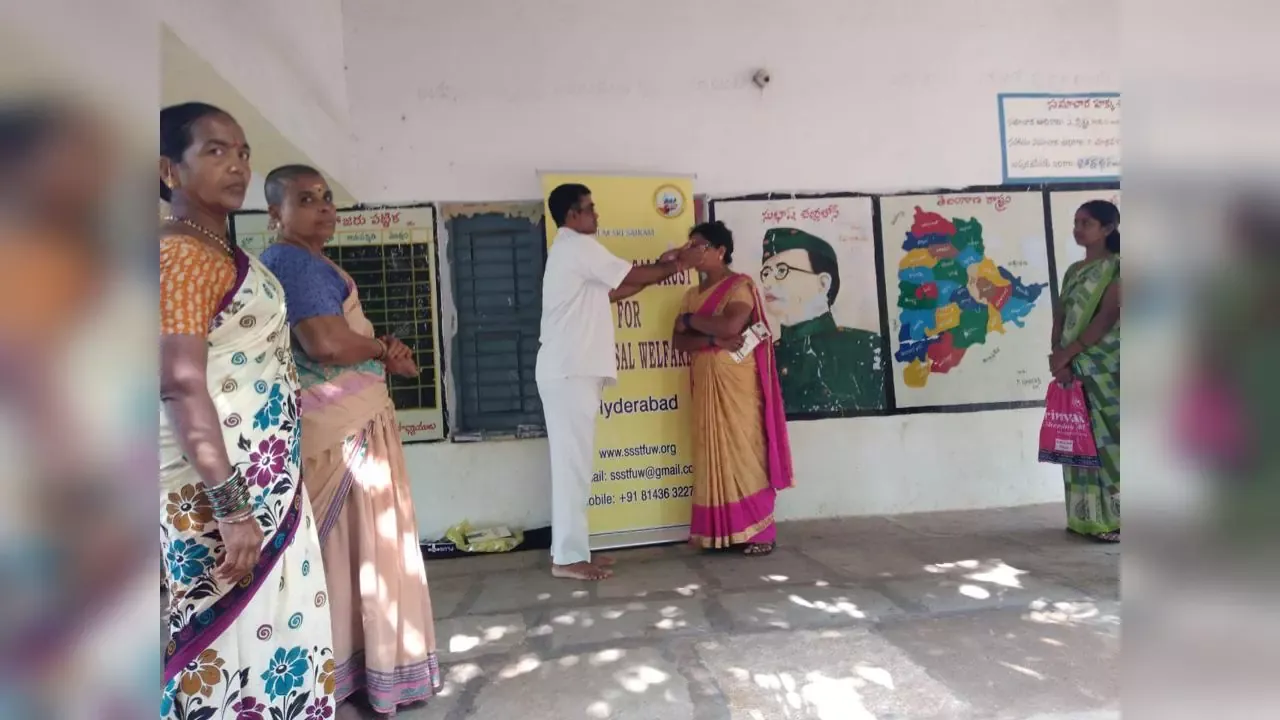 Spectacles for needy - Follow up action to Camp