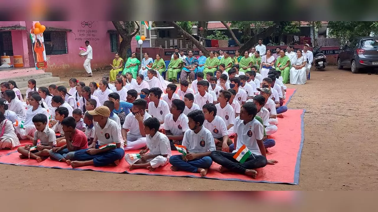 Independence Day Celebrations with Abhinandana (youth empowerment programme) attendees